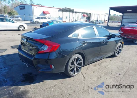 2019 Honda Civic Sport из США, поврежденный, VIN 19XFC2F81KE004286
